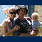 Click to enlarge Rebecca Elworthy (10-331), husband Greg Peacocke and son Thomas Peacocke (10-3311)